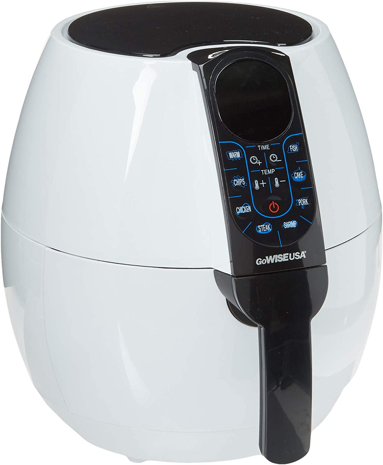 Gowise USA 3.7-Quart Programmable Air Fryer with 8 Cook Presets, GW22638 - Black