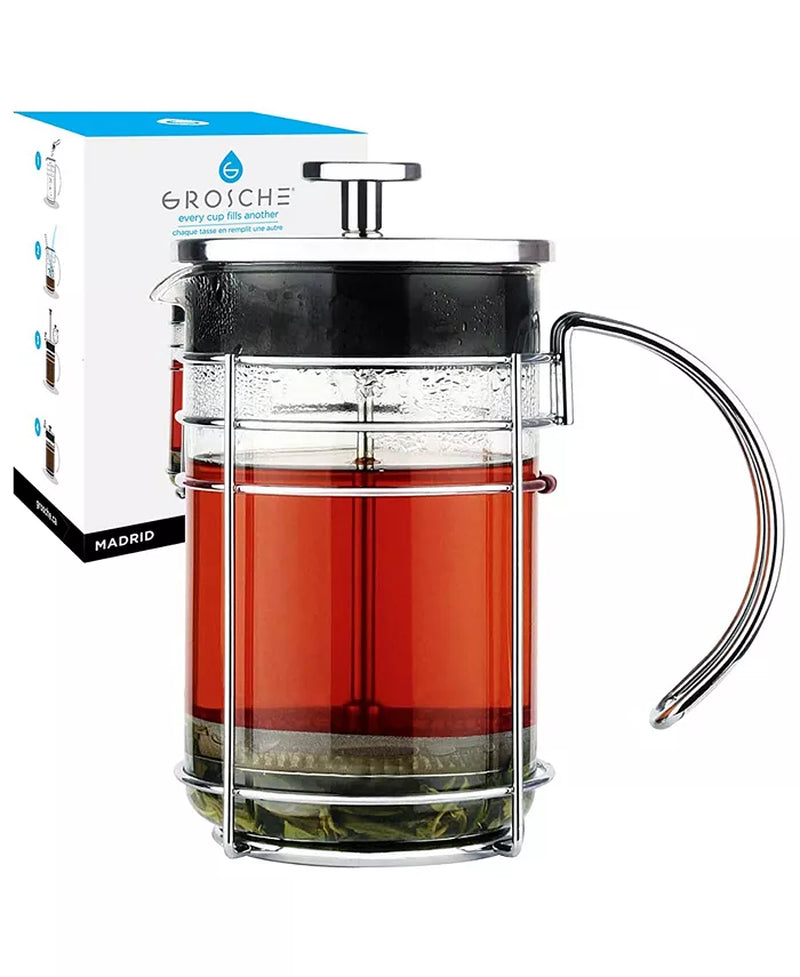 Madrid Premium French Press Coffee Maker, Tea Press, 34 Fl Oz Capacity