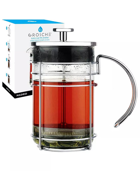 Madrid Premium French Press Coffee Maker, Tea Press, 34 Fl Oz Capacity