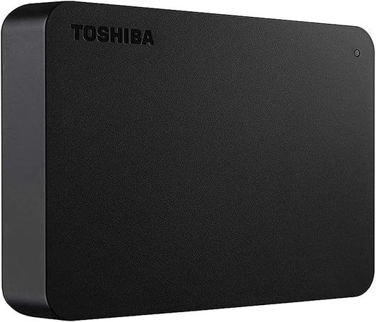 Toshiba Canvio Basics 4TB Portable External Hard Drive USB 3.0, Black - HDTB440XK3CA