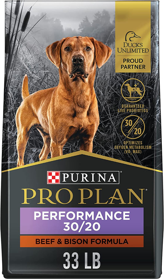 Purina Pro Plan Sport Performance 30/20 Beef & Bison Formula Dry Dog Food - 33 Lb. Bag