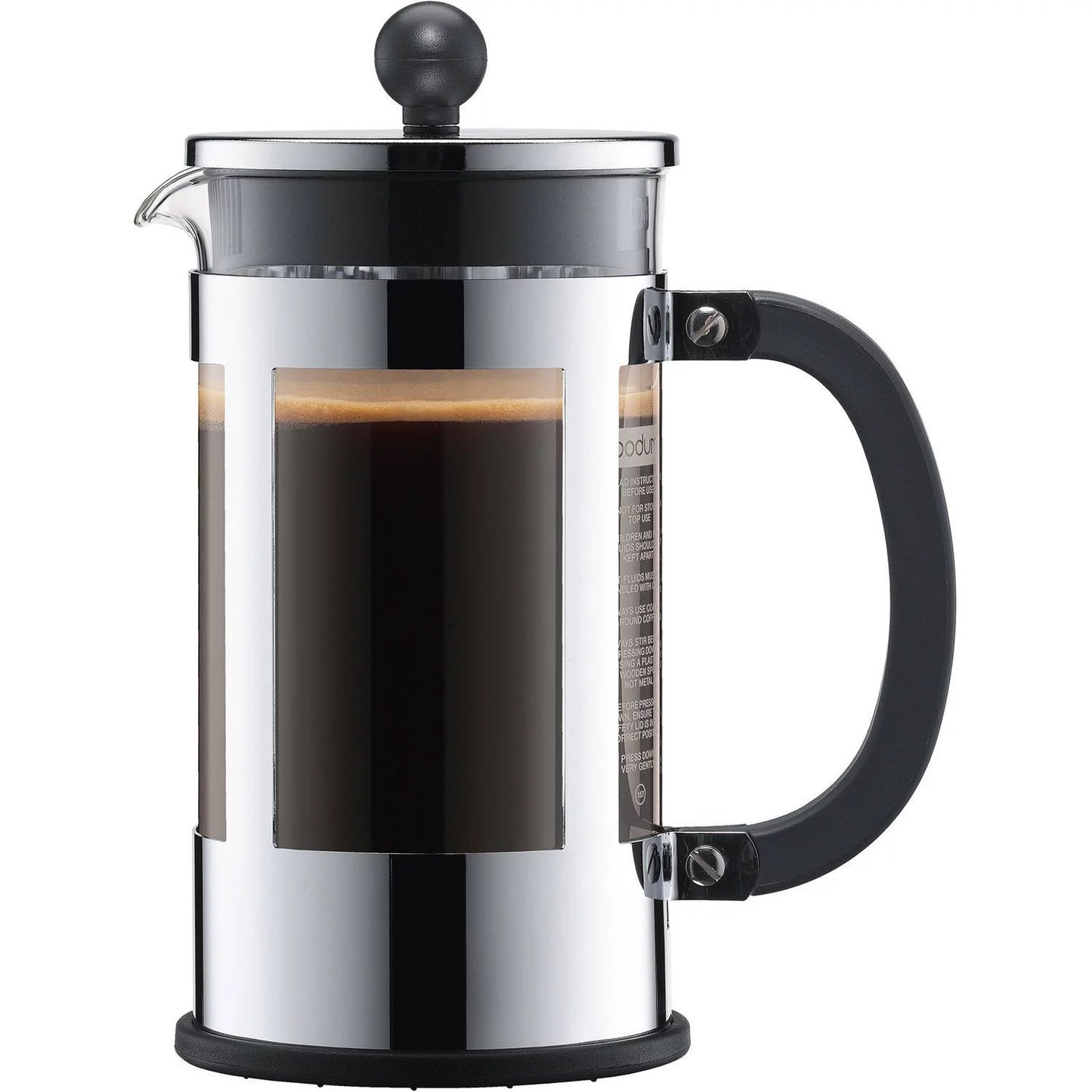 34 Oz Kenya French Press Coffeemaker, Stainless Steel